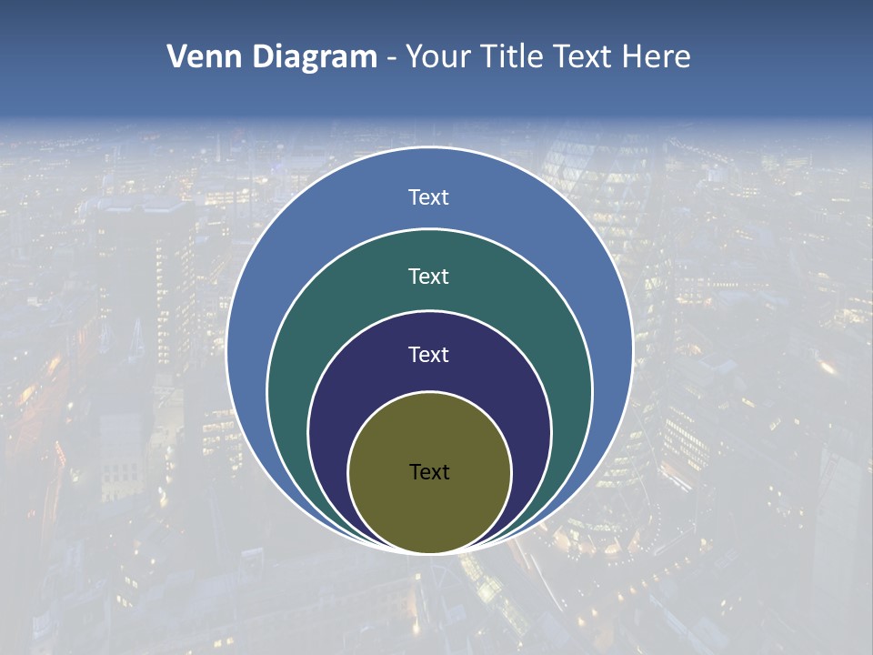 Banking Sunset Roof PowerPoint Template