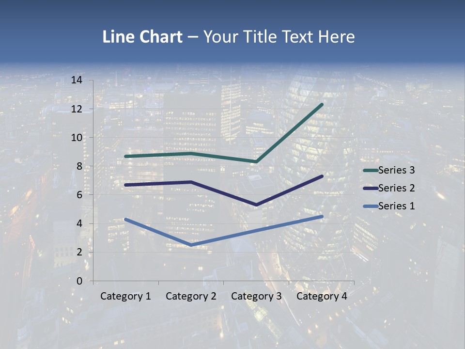 Banking Sunset Roof PowerPoint Template