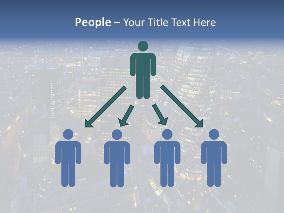 Banking Sunset Roof PowerPoint Template