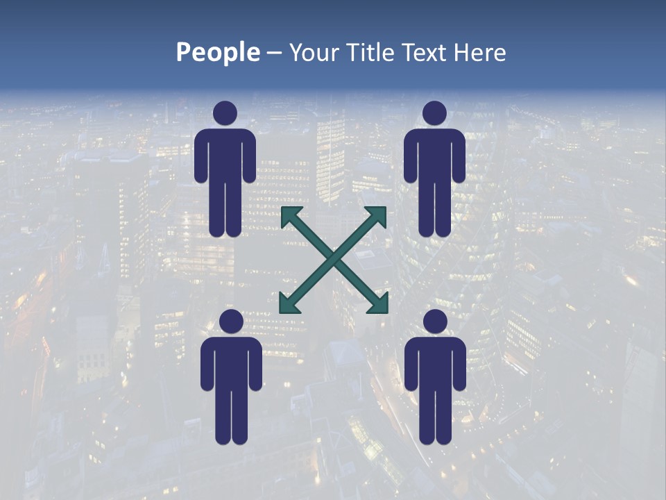 Banking Sunset Roof PowerPoint Template