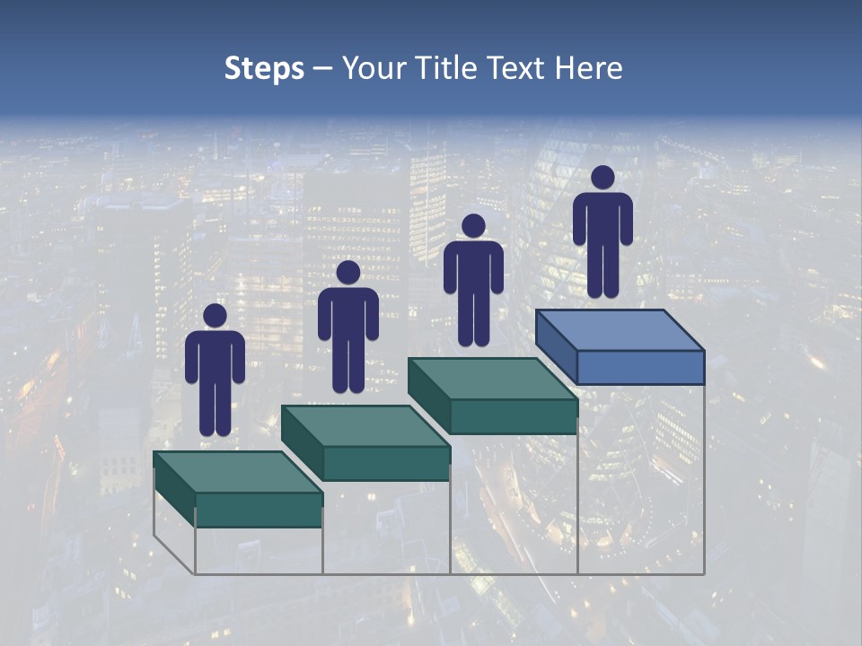 Banking Sunset Roof PowerPoint Template