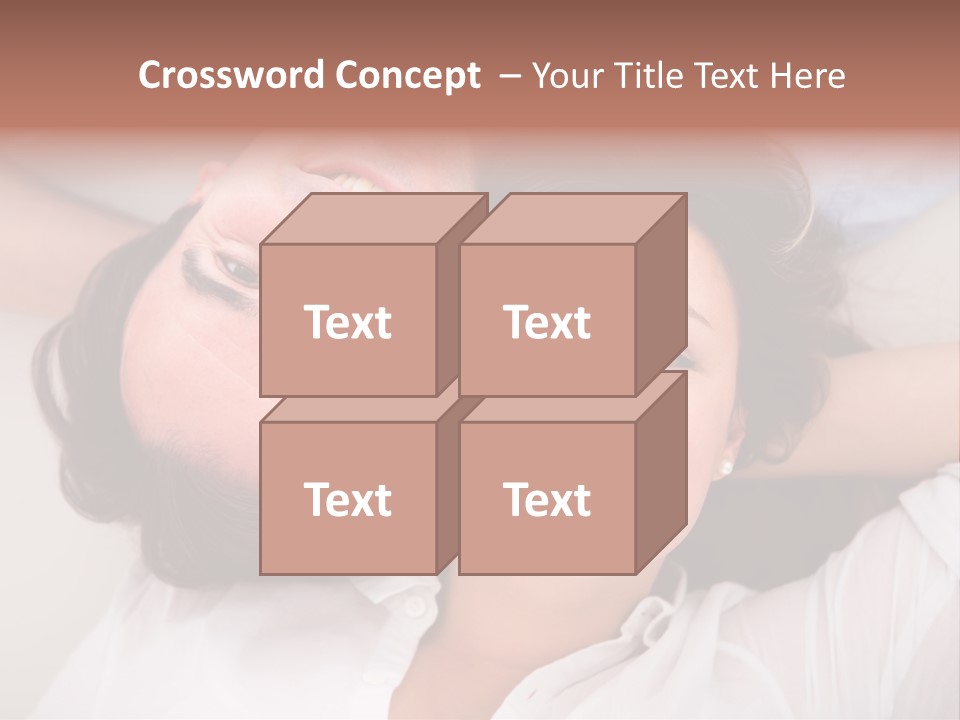 Smile Flat Guy PowerPoint Template