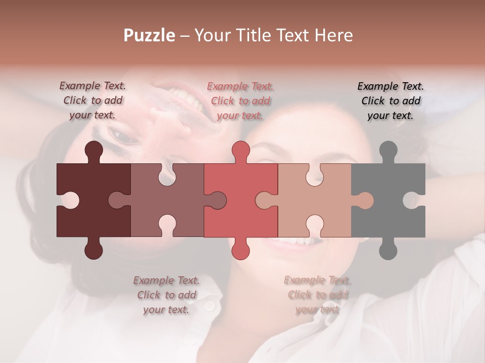 Smile Flat Guy PowerPoint Template