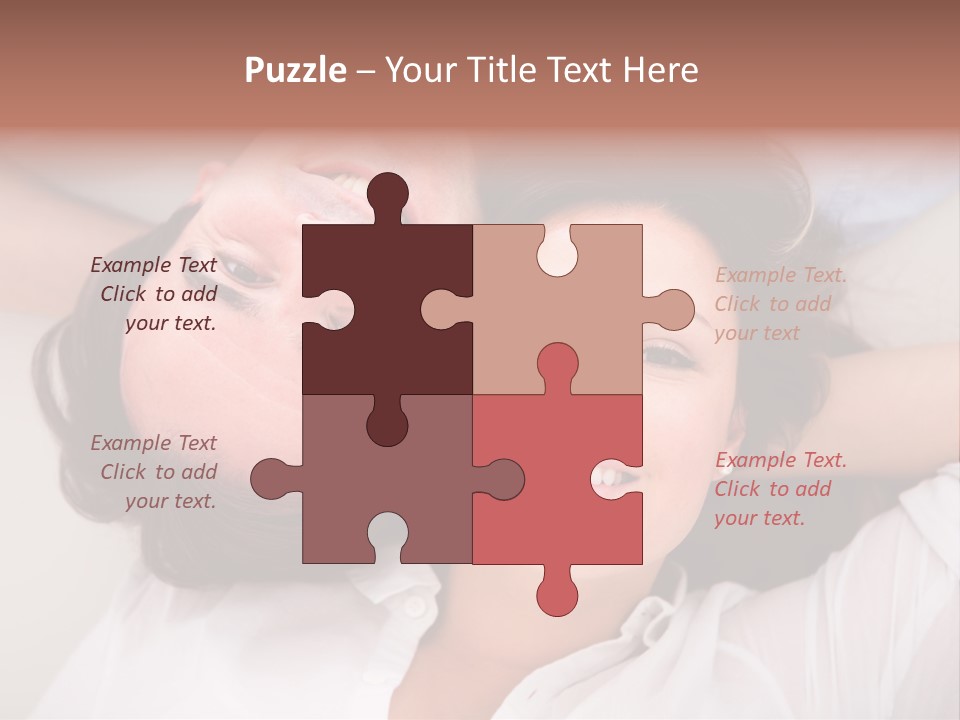 Smile Flat Guy PowerPoint Template