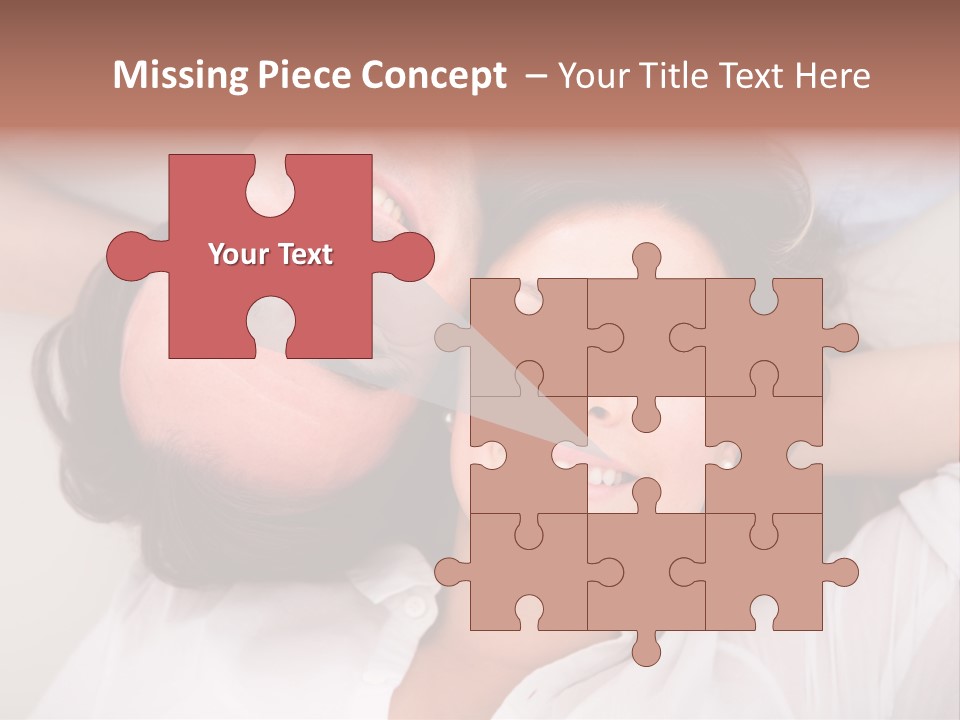 Smile Flat Guy PowerPoint Template