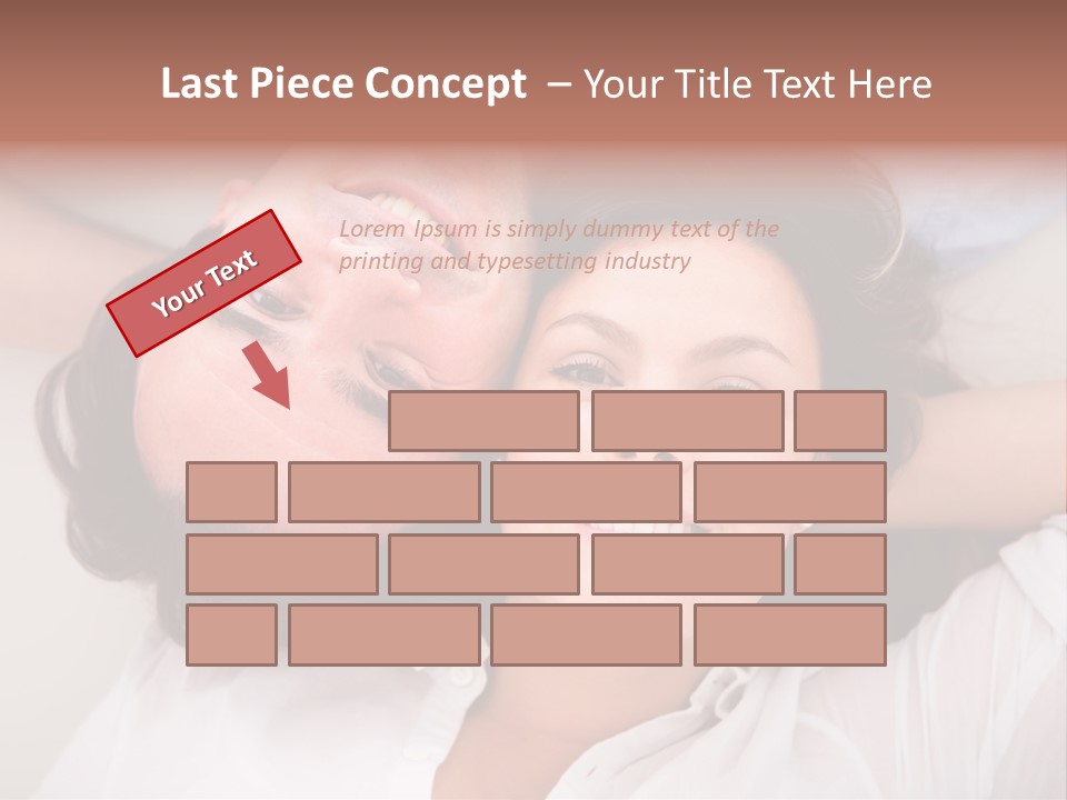 Smile Flat Guy PowerPoint Template