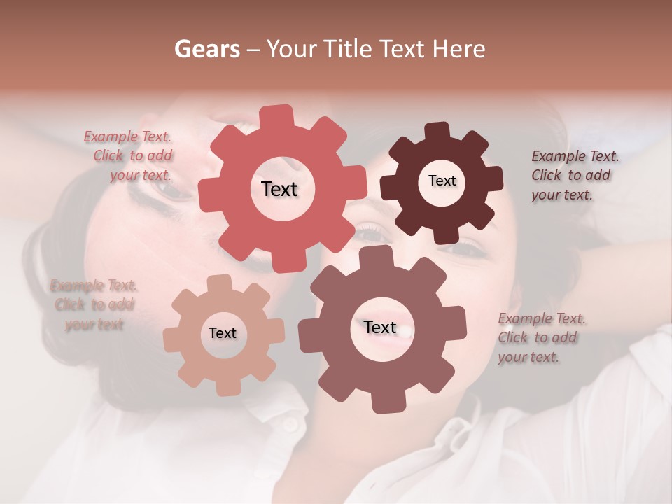 Smile Flat Guy PowerPoint Template