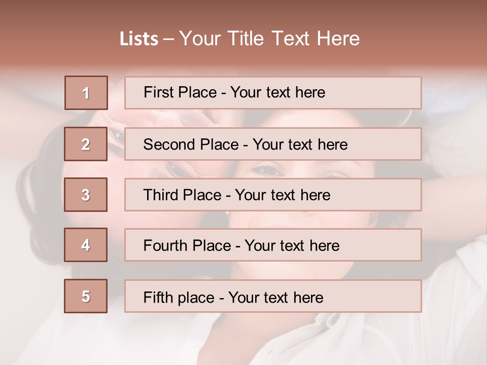 Smile Flat Guy PowerPoint Template