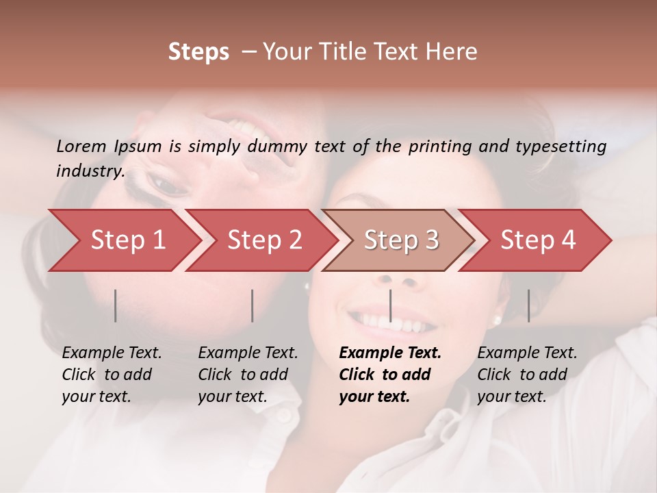 Smile Flat Guy PowerPoint Template