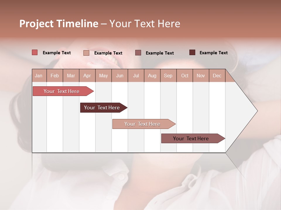 Smile Flat Guy PowerPoint Template