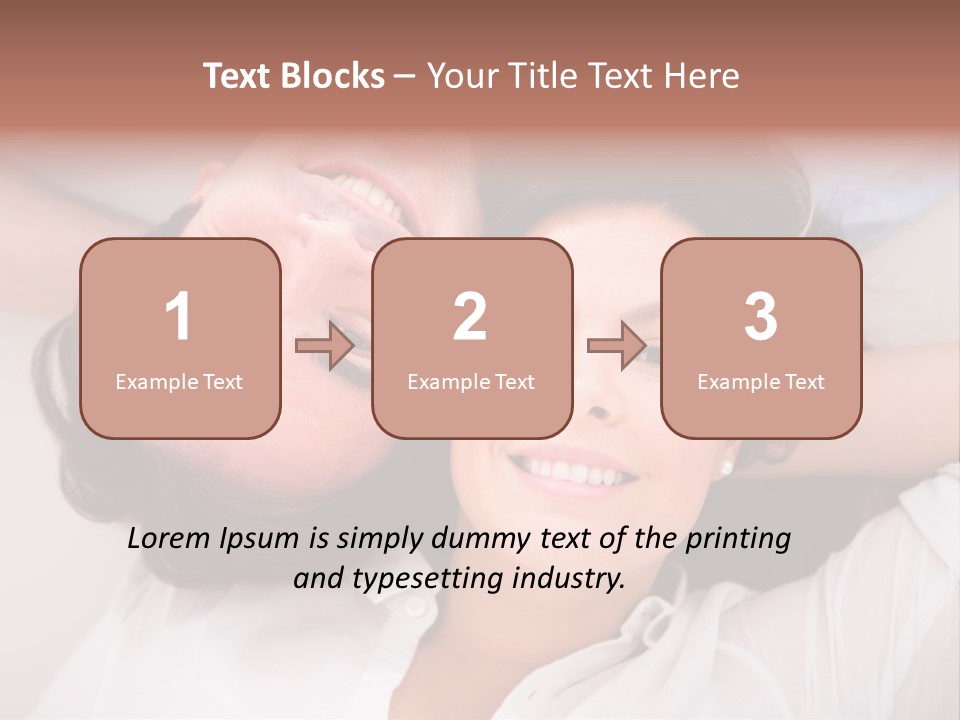 Smile Flat Guy PowerPoint Template