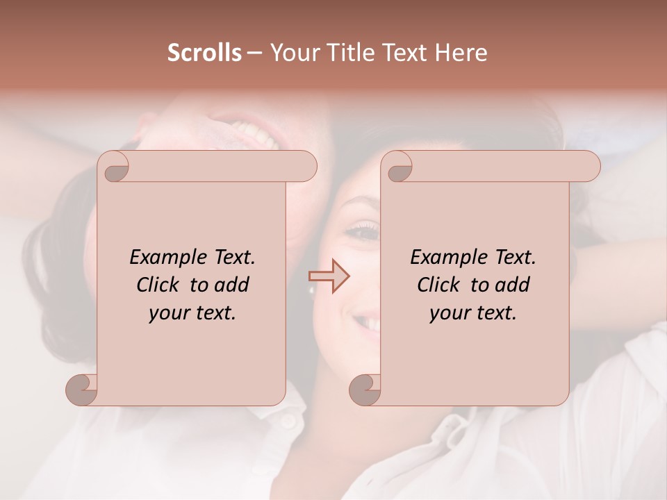 Smile Flat Guy PowerPoint Template