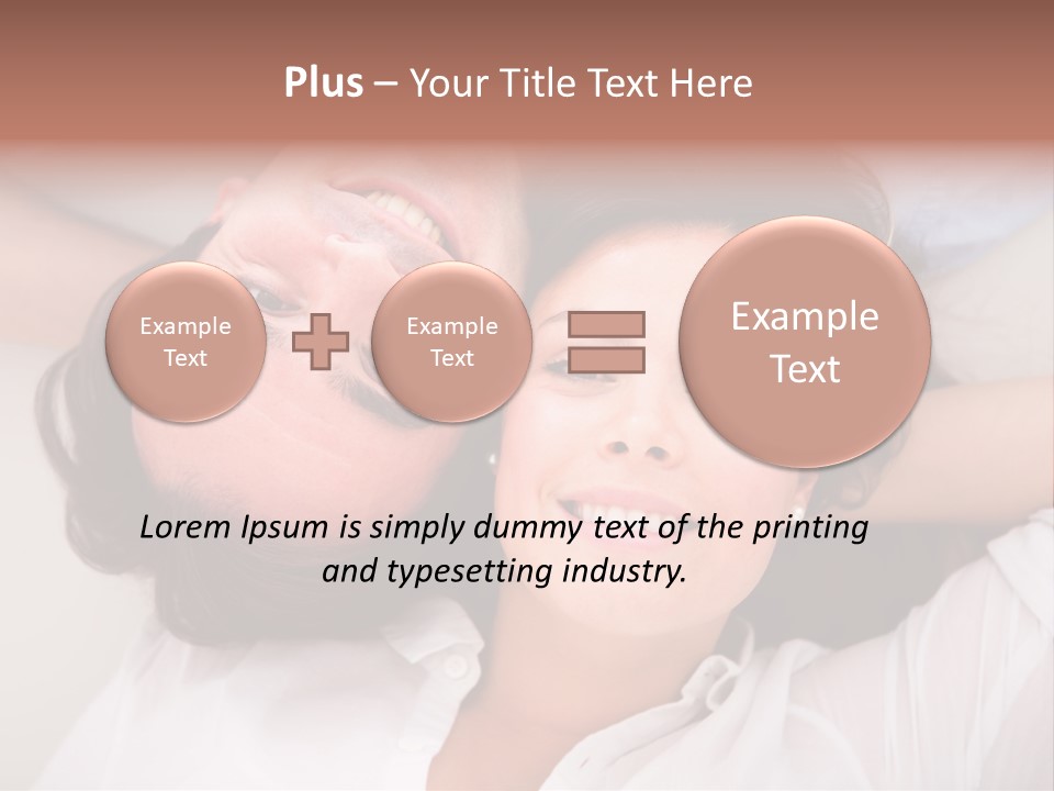 Smile Flat Guy PowerPoint Template