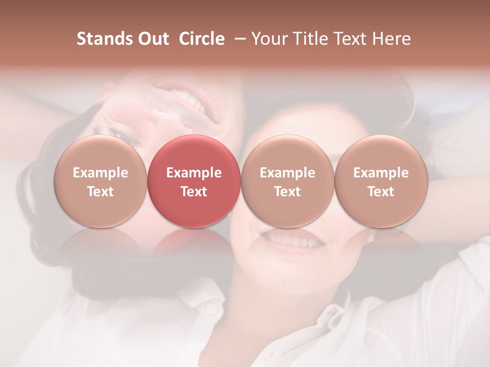 Smile Flat Guy PowerPoint Template