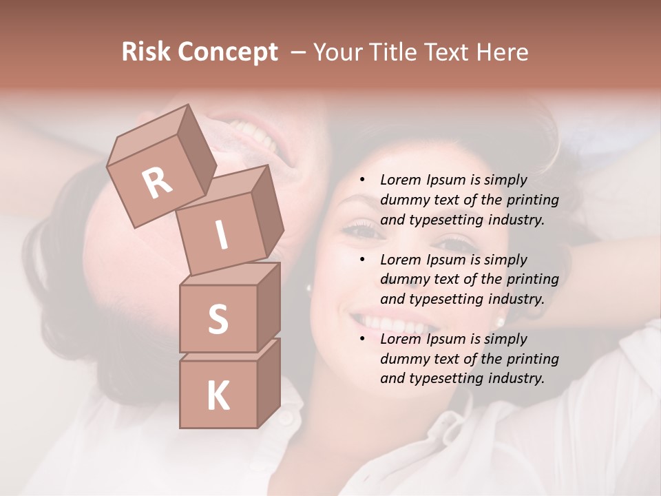 Smile Flat Guy PowerPoint Template