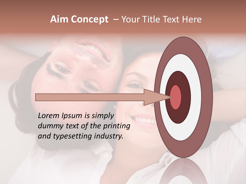 Smile Flat Guy PowerPoint Template