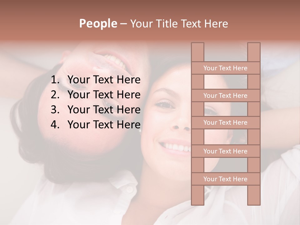 Smile Flat Guy PowerPoint Template
