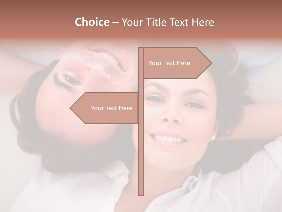 Smile Flat Guy PowerPoint Template