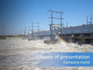 Vessel Stream Bush PowerPoint Template