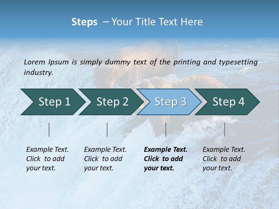 Katmai Alaska Cold PowerPoint Template