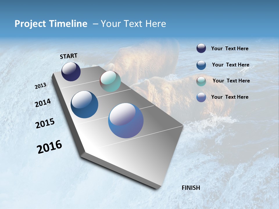 Katmai Alaska Cold PowerPoint Template
