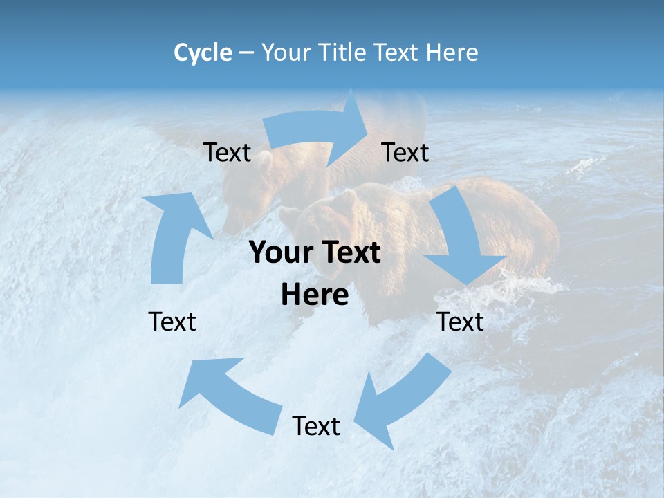 Katmai Alaska Cold PowerPoint Template