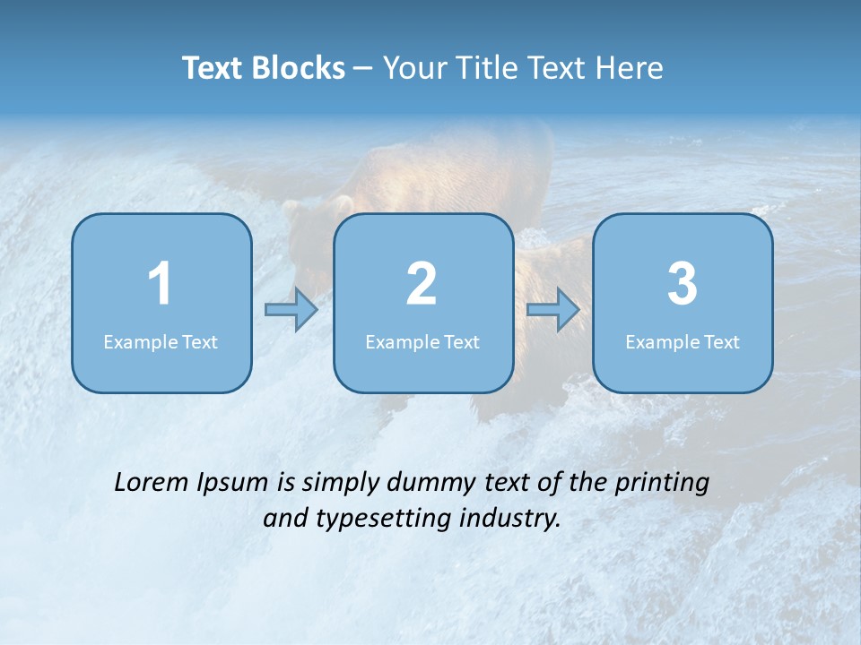 Katmai Alaska Cold PowerPoint Template