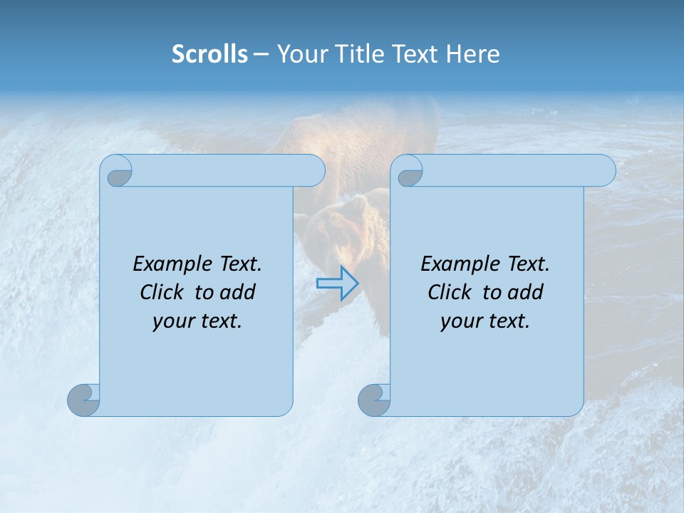 Katmai Alaska Cold PowerPoint Template