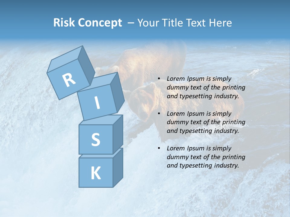 Katmai Alaska Cold PowerPoint Template