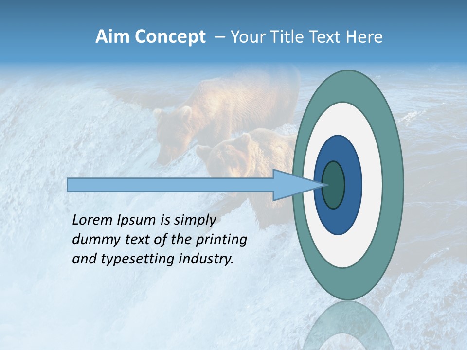 Katmai Alaska Cold PowerPoint Template