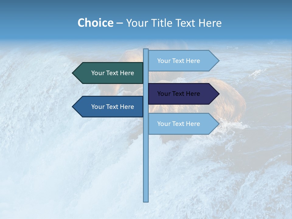 Katmai Alaska Cold PowerPoint Template