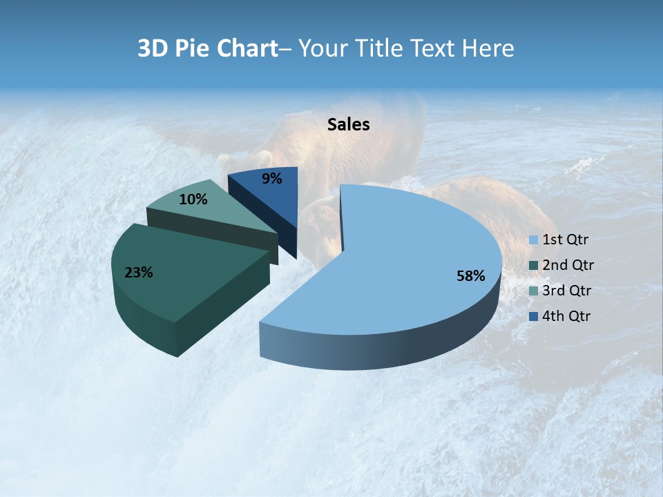 Katmai Alaska Cold PowerPoint Template