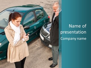 Upset Repair Cellphone PowerPoint Template