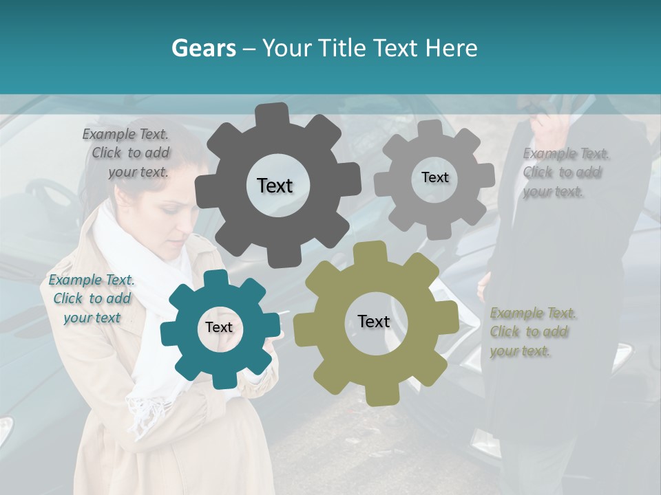 Upset Repair Cellphone PowerPoint Template