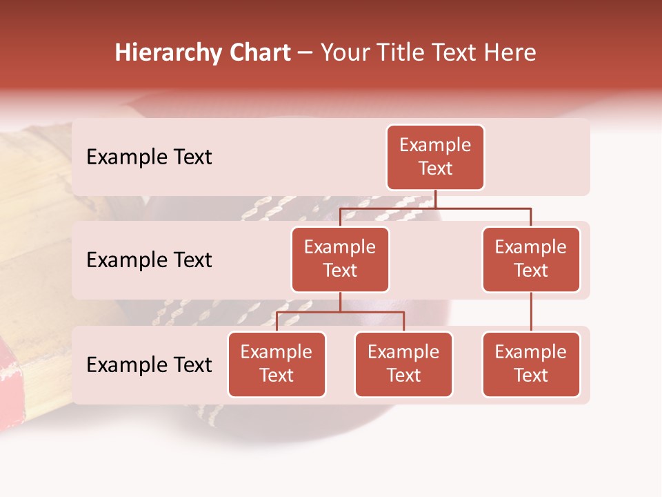 Ball Horizontal Cricket Ball PowerPoint Template