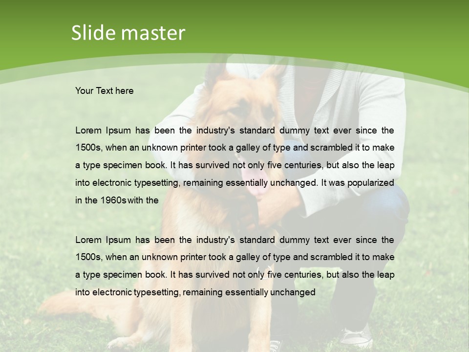 Team Healthy Athlete PowerPoint Template