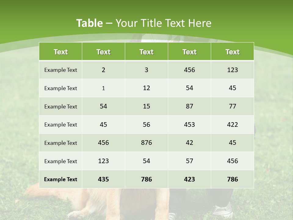 Team Healthy Athlete PowerPoint Template