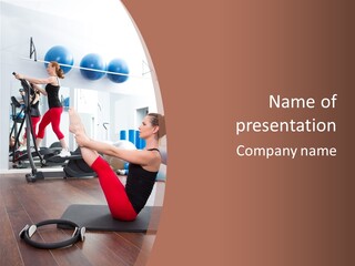 Team Healthy Athlete PowerPoint Template