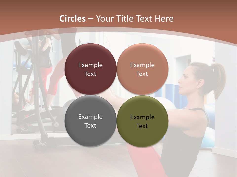 Team Healthy Athlete PowerPoint Template