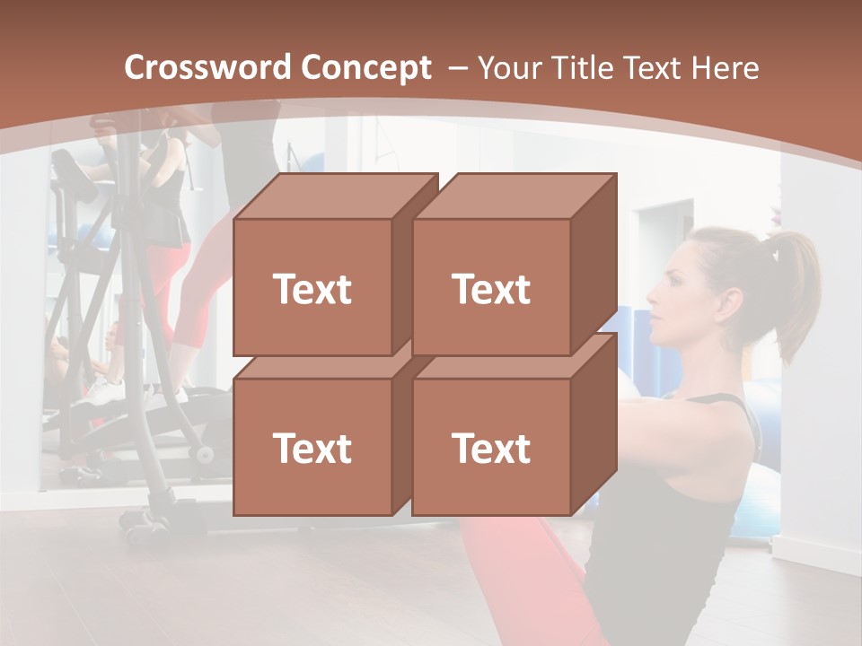 Team Healthy Athlete PowerPoint Template