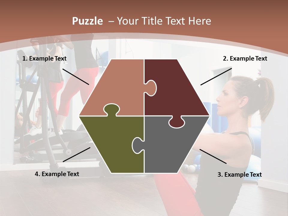 Team Healthy Athlete PowerPoint Template