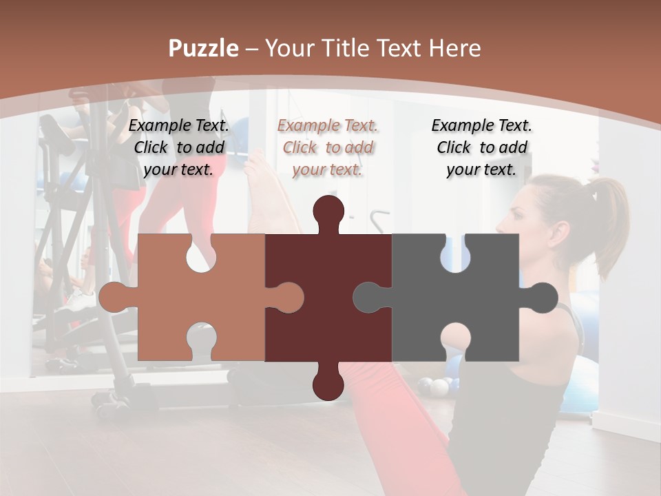 Team Healthy Athlete PowerPoint Template