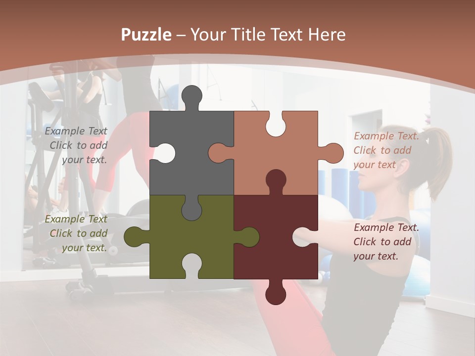 Team Healthy Athlete PowerPoint Template