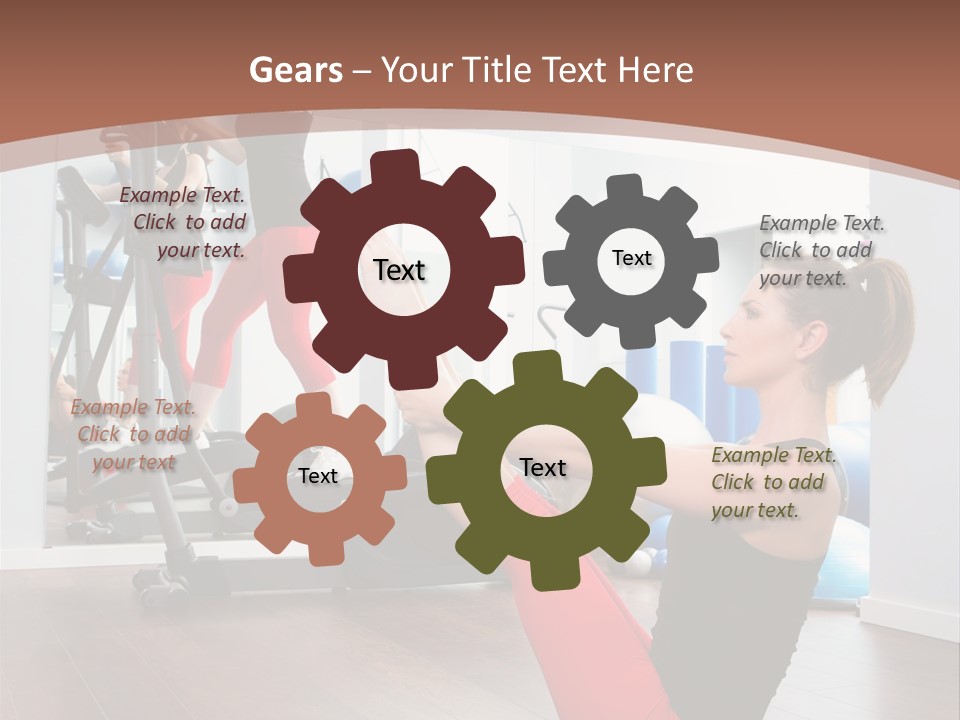 Team Healthy Athlete PowerPoint Template