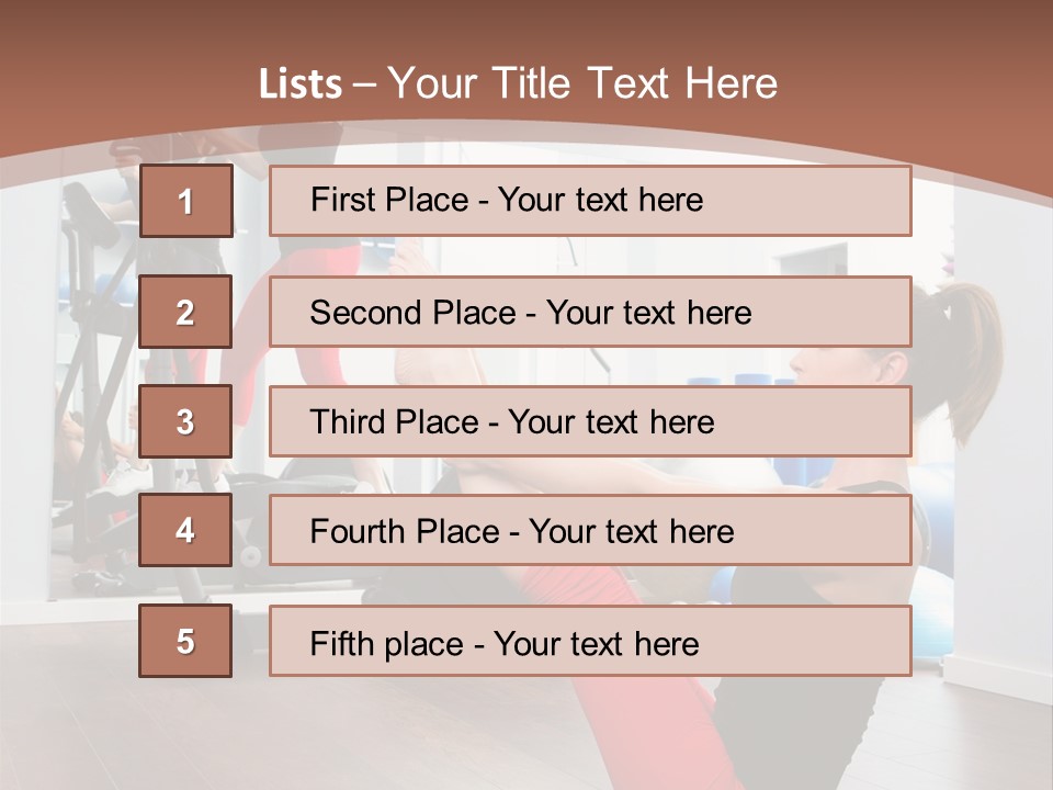 Team Healthy Athlete PowerPoint Template