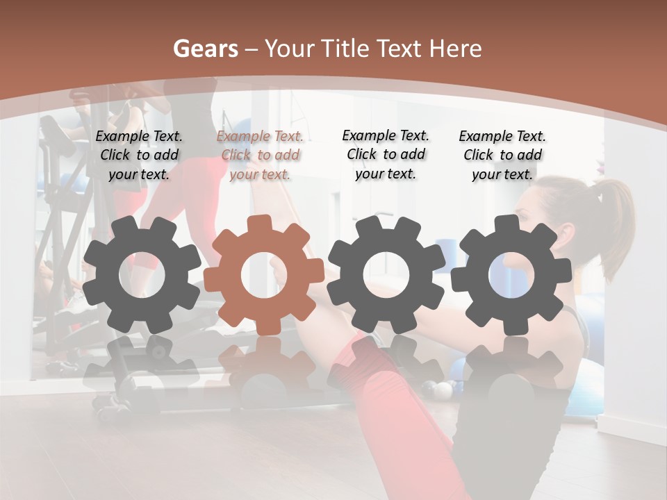 Team Healthy Athlete PowerPoint Template