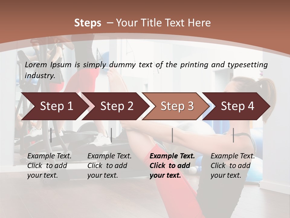 Team Healthy Athlete PowerPoint Template