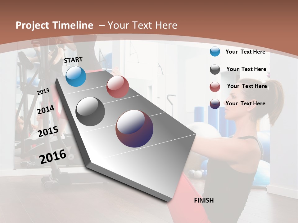 Team Healthy Athlete PowerPoint Template