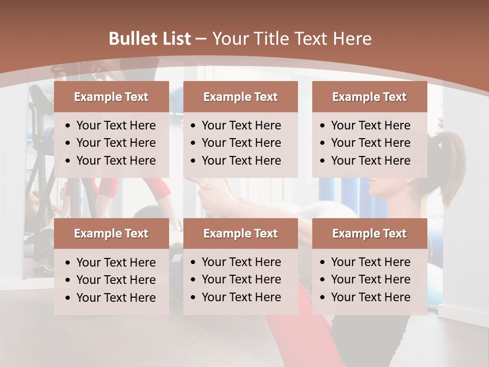 Team Healthy Athlete PowerPoint Template