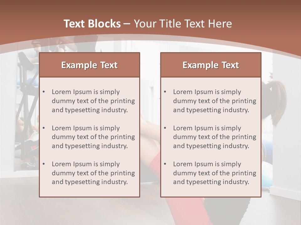Team Healthy Athlete PowerPoint Template